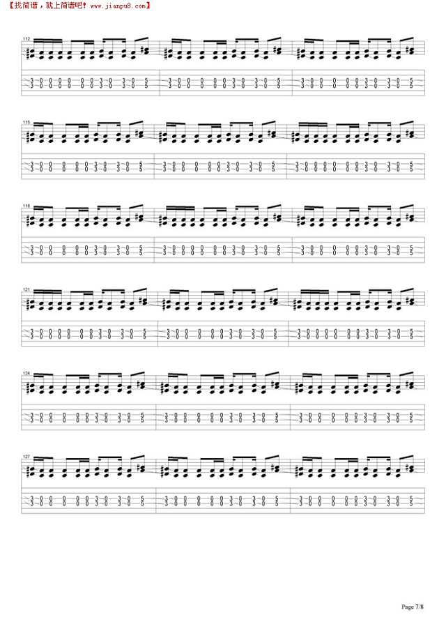 When The Levee Breaks吉他谱