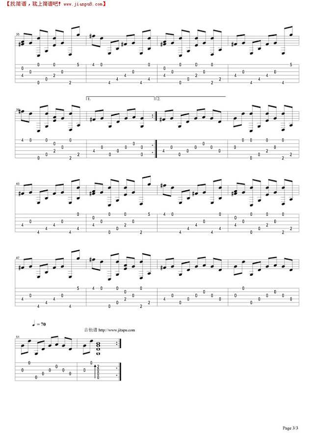 Float Clouds吉他谱