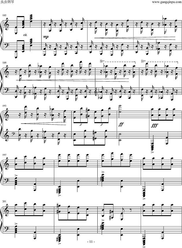 Pagrag钢琴谱