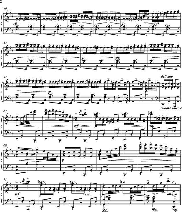 芦笛舞曲钢琴谱