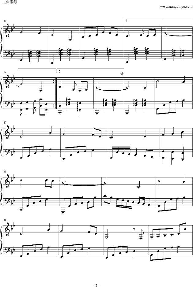 不能说的秘密之《情人的眼泪》钢琴谱