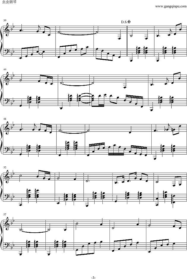 不能说的秘密之《情人的眼泪》钢琴谱