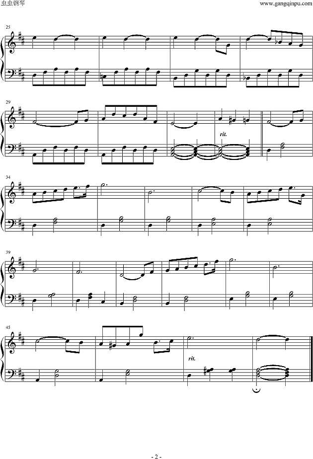 School Days(piano version)钢琴谱