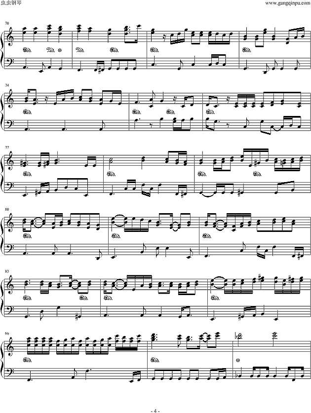 taers(钢琴版)钢琴谱