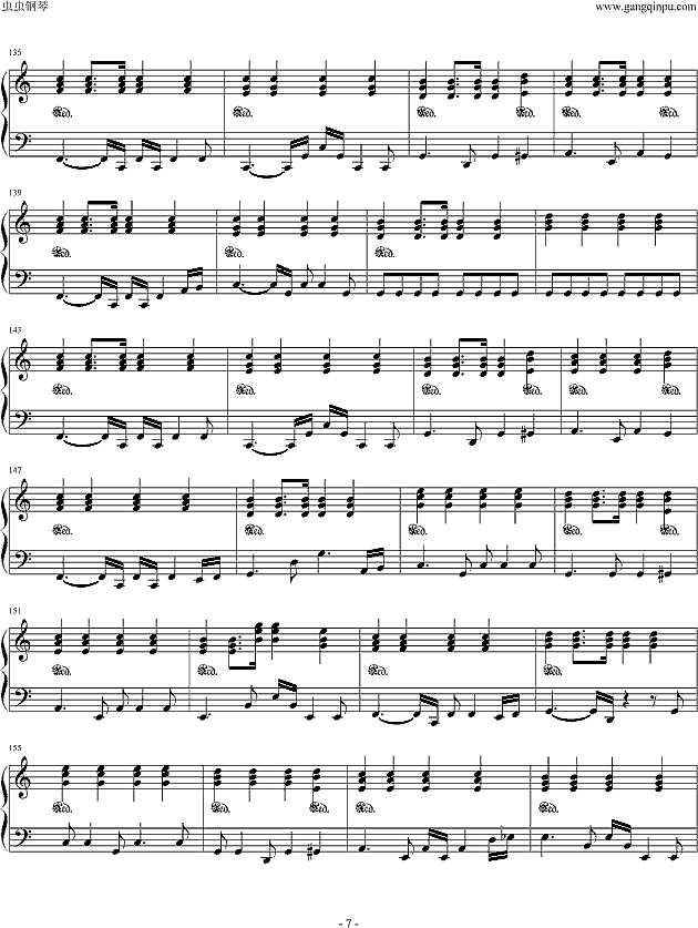 taers(钢琴版)钢琴谱