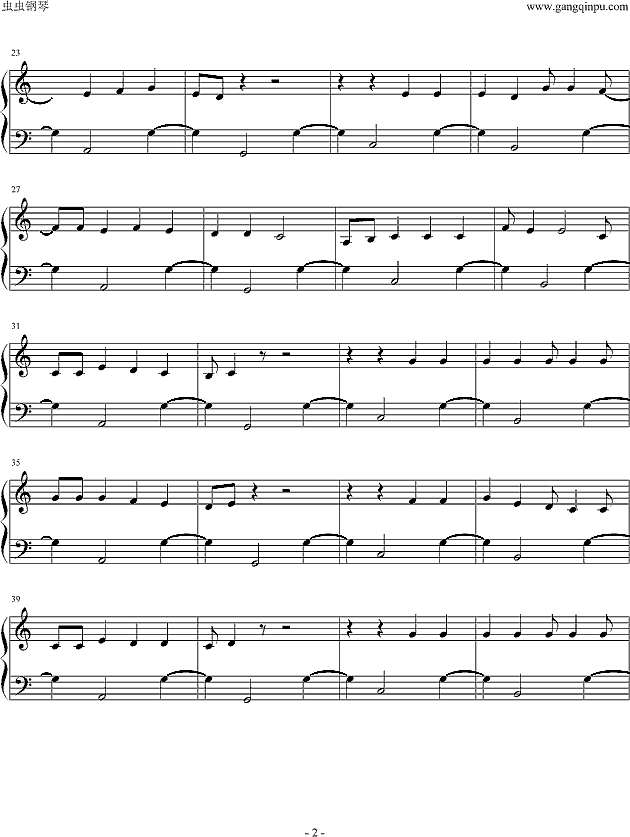 你为爱而生-You Were Born To Be Loved钢琴谱