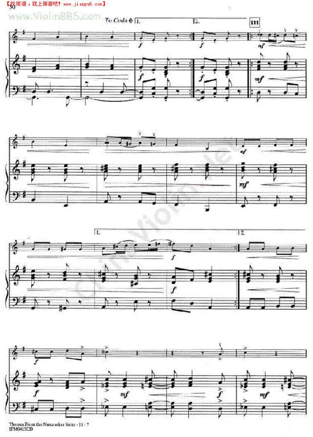 8.Russian Dance (Trepak) 钢琴伴奏谱钢琴谱