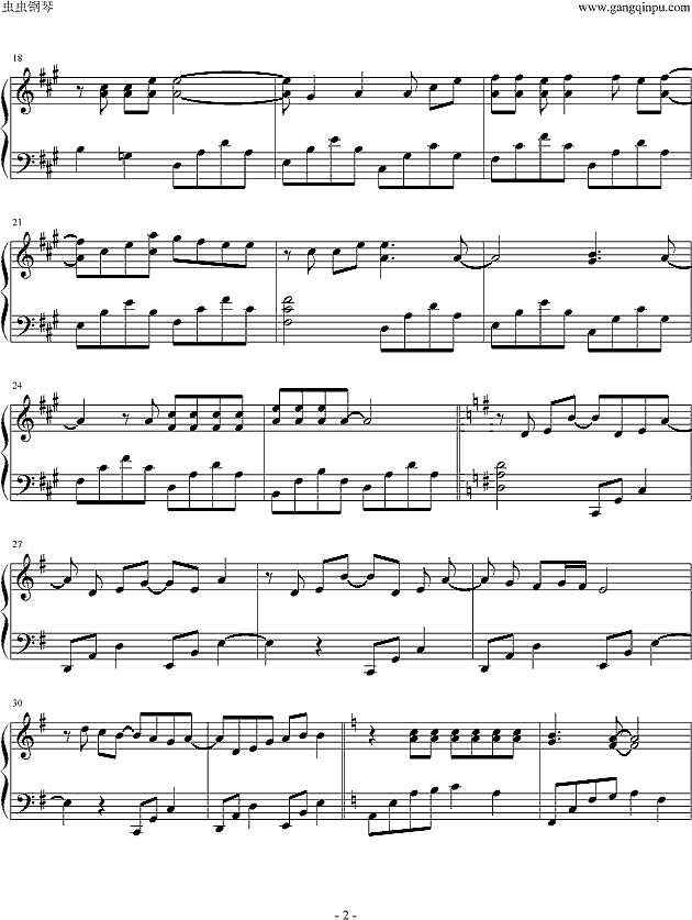 Because You Live钢琴谱