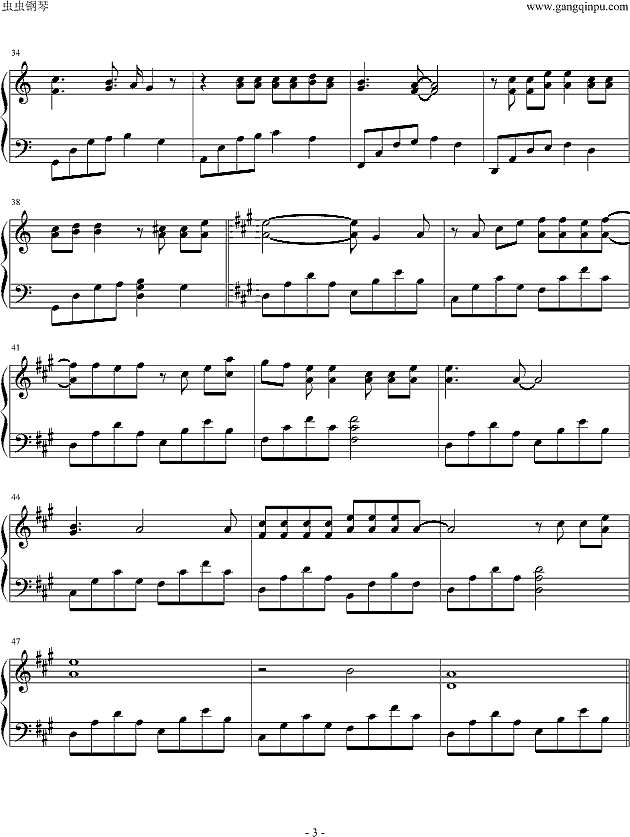 Because You Live钢琴谱