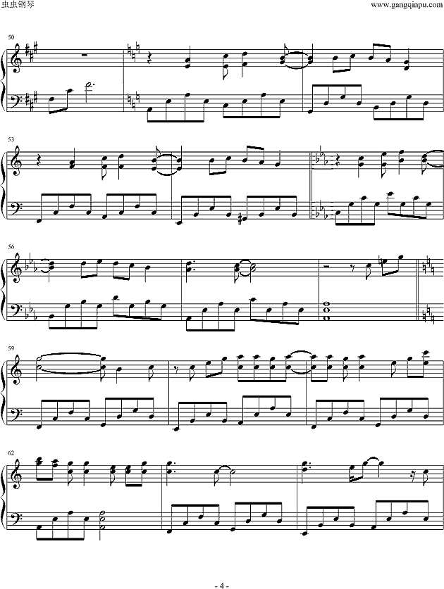 Because You Live钢琴谱