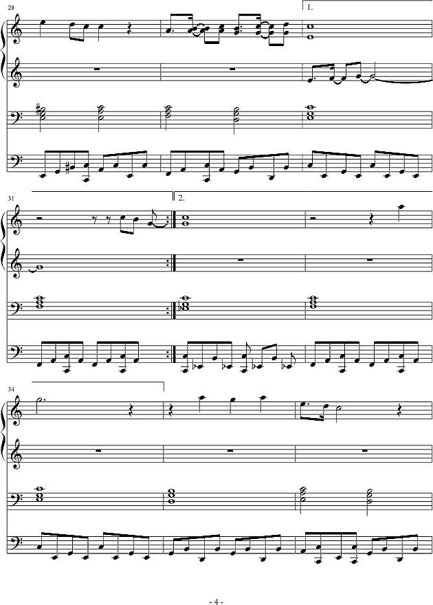 Dreams Come True钢琴谱