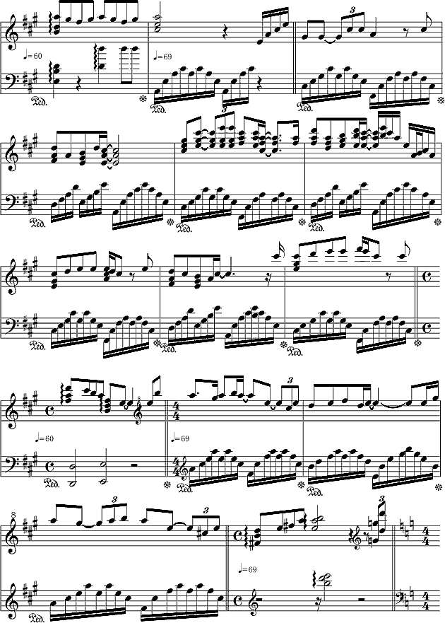 perhaps love钢琴谱