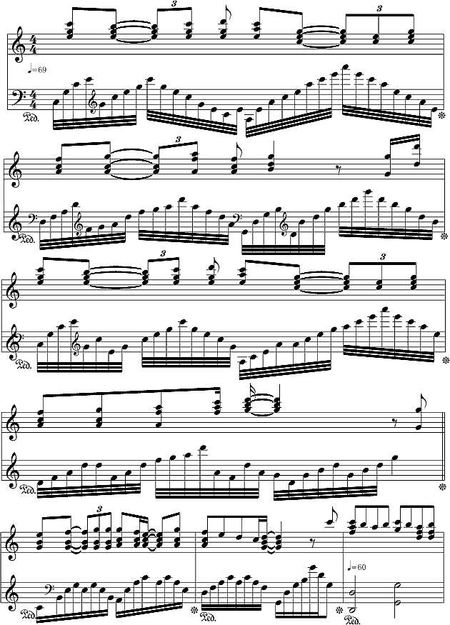 perhaps love钢琴谱