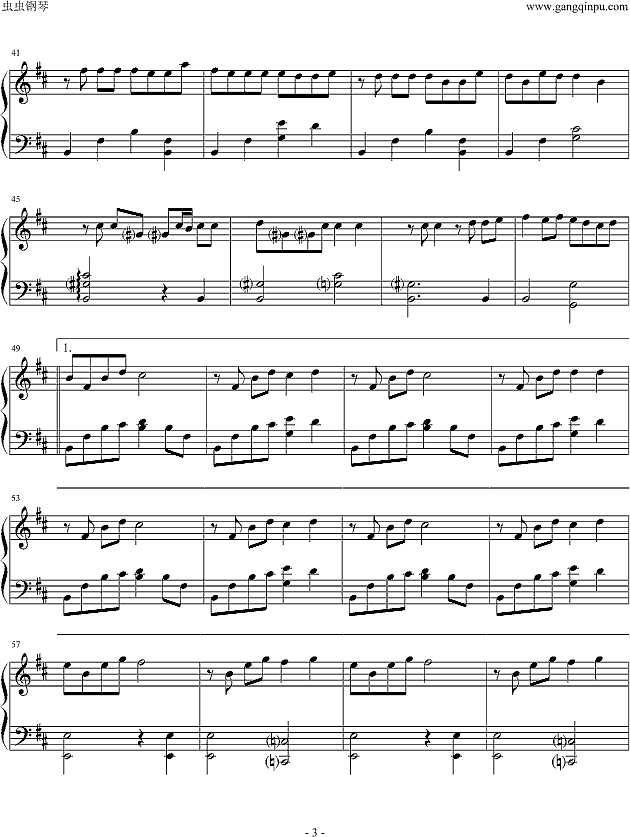 威廉古堡（演奏版）钢琴谱