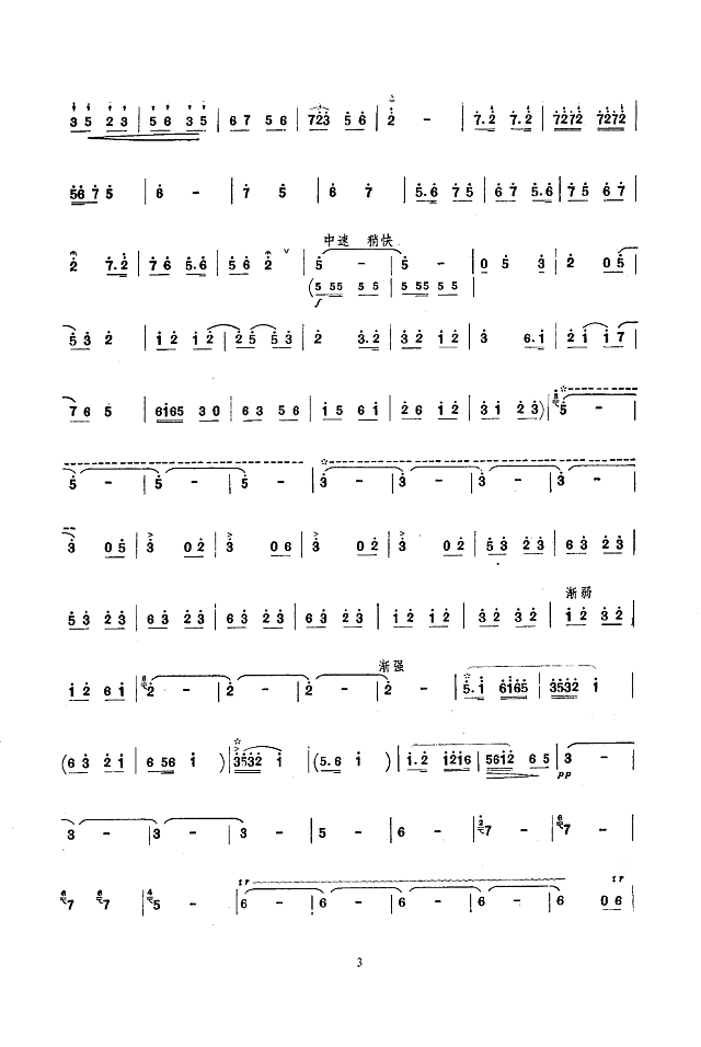 庆丰收(唢呐)简谱pic3 www.jianpu8.cn