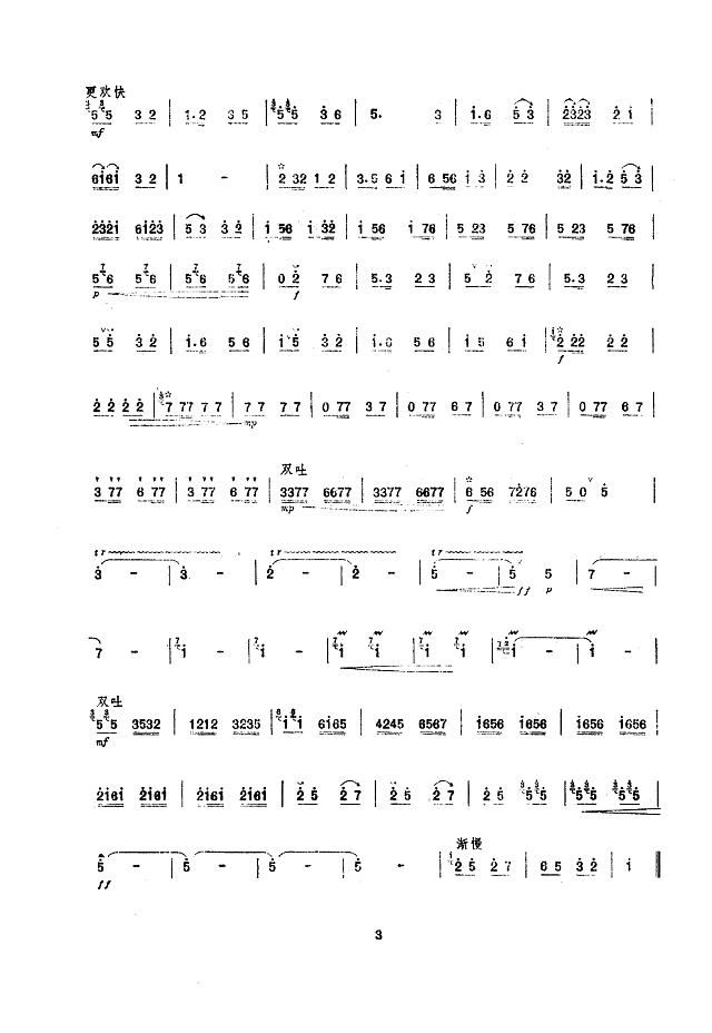 周东朝 丰收的喜悦(唢呐)简谱pic3 www.jianpu8.cn