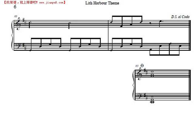 冒险岛-天空之城钢琴谱