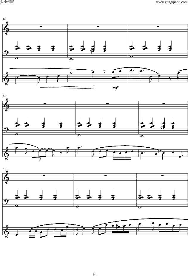 never meant to belong钢琴谱