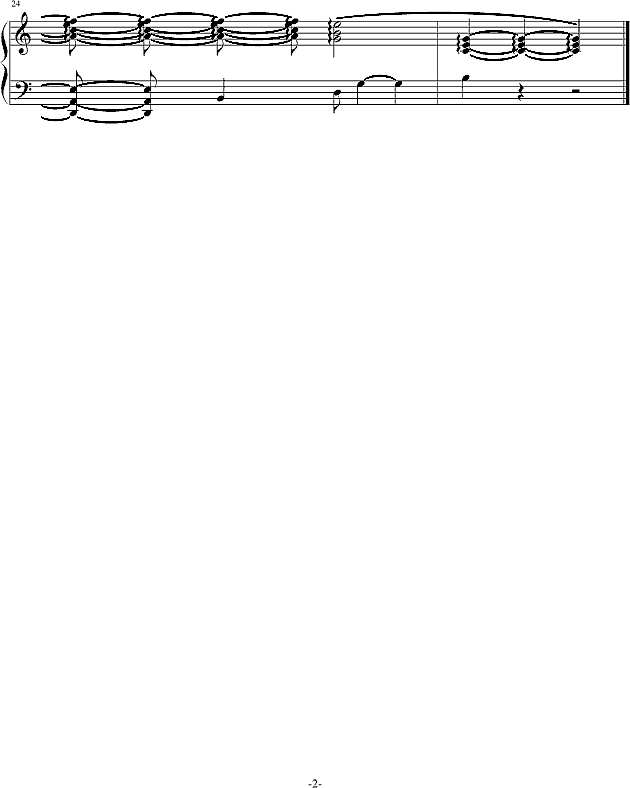 过去的点滴钢琴谱