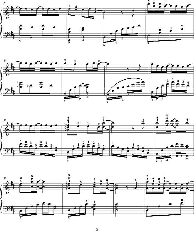 爱不后悔钢琴谱