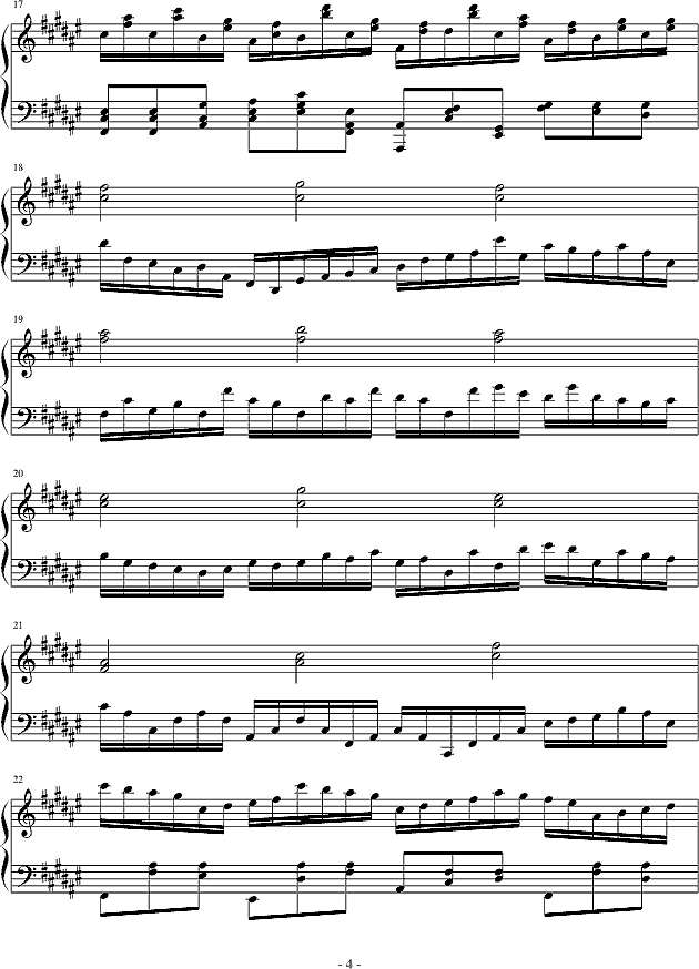 酒疯之曲钢琴谱