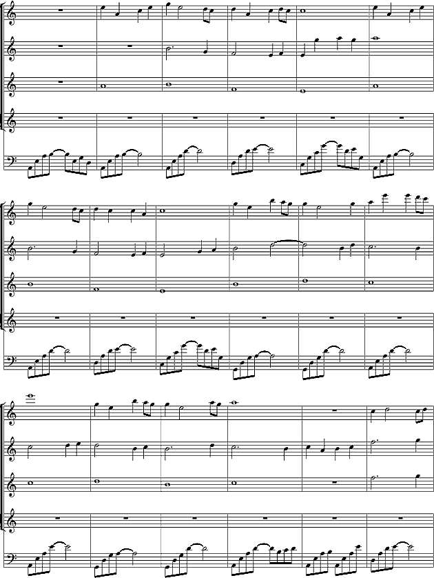 月落星河钢琴谱