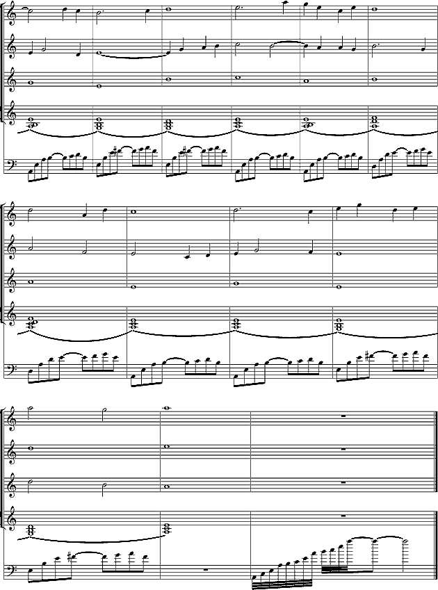 月落星河钢琴谱