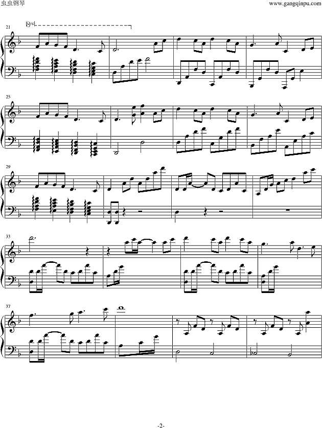 迷雾水珠钢琴谱