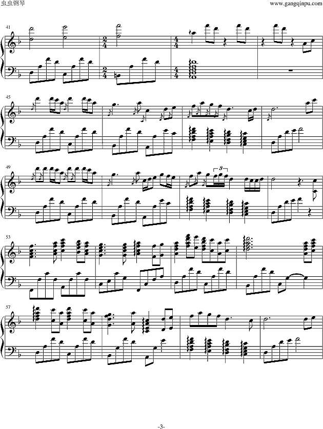 迷雾水珠钢琴谱