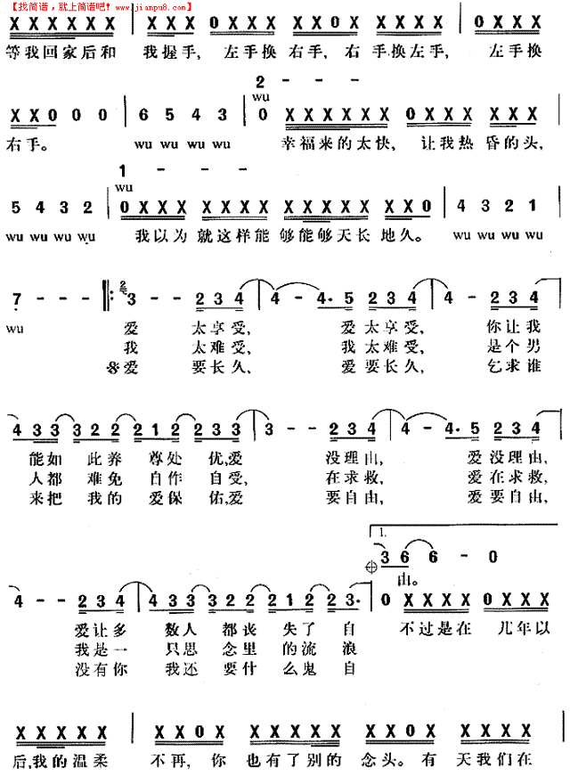 流浪狗 (范晓萱 李泉)简谱