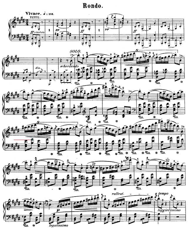 钢琴第一协奏曲 op.11-3钢琴谱
