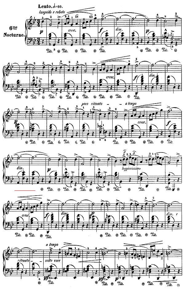 g小调夜曲作品15号 - OP15-NO.3钢琴谱

