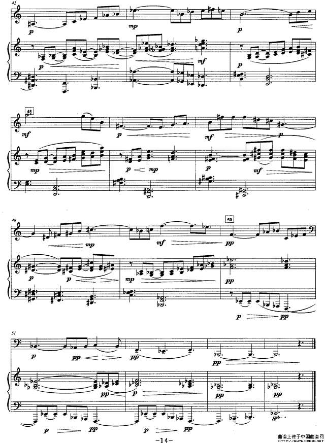 奏鸣曲（三）（圆号+钢琴）P4简谱
