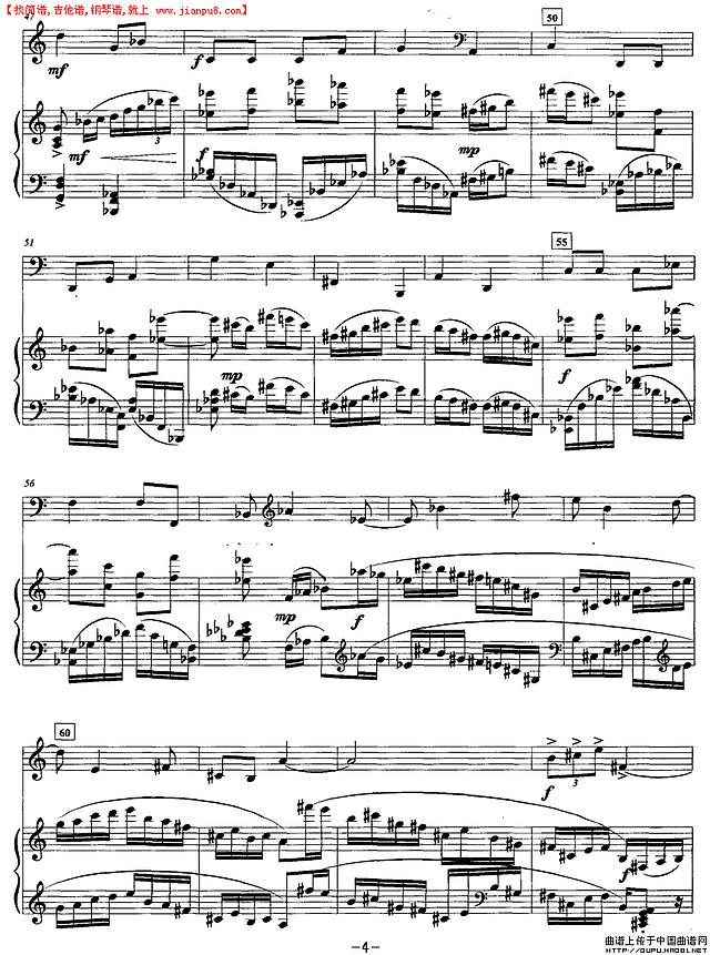 奏鸣曲（一）（圆号+钢琴）P4简谱
