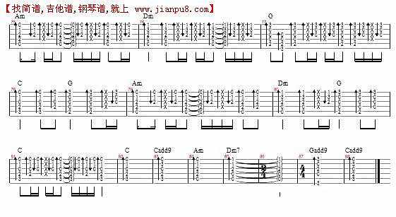 湖水—天堂乐队简谱